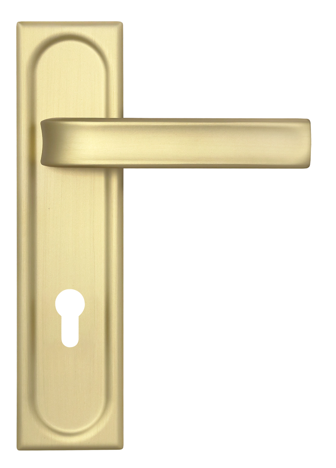 Ручка дверная THE BUS STATION PLS KH AH на планке под ключевой цилиндр, цвет Весенняя дымка/Spring Mist фото купить Ставрополь