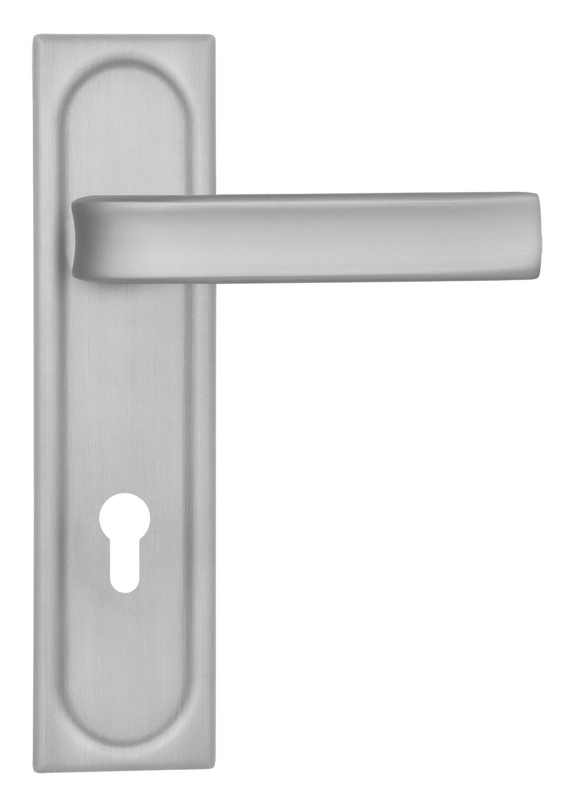 Ручка дверная THE BUS STATION PLS KH SSW на планке под ключевой цилиндр, цвет Стокгольмский снегопад/Stockholm Snowfall фото купить Ставрополь