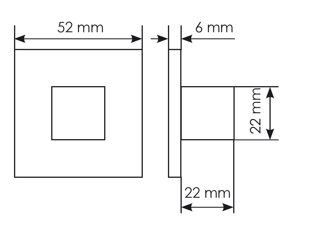 Комплект дверных ручек MH-53-S6 W + сантехническая завертка MH-WC-S6 W, цвет белый фото фурнитура Ставрополь