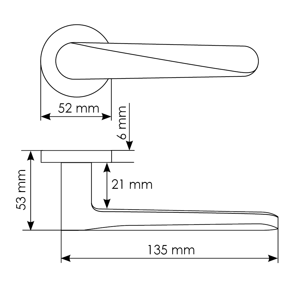 Комплект дверных ручек MH-58-R6 BL с заверткой MH-WC-R6 BL + магнитный замок M1895 BL, цвет черный фотомореллиСтаврополь