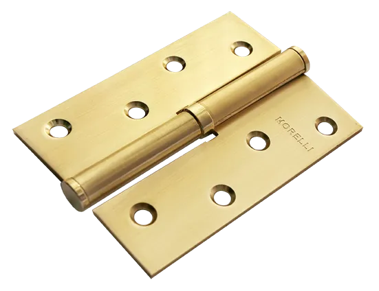 Петля разъемная карточная MSND 100X70X2.5 SG R с подшипником стальная правая, врезная, цвет матовое золото фото купить Ставрополь