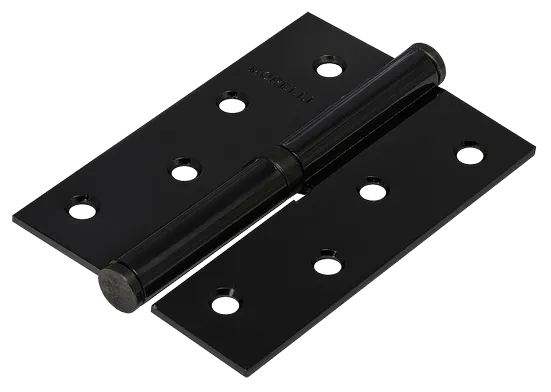 Петля карточная разъемная MSND 100X70X2.5 BL L с подшипником стальная левая, врезная цвет черный фото купить Ставрополь