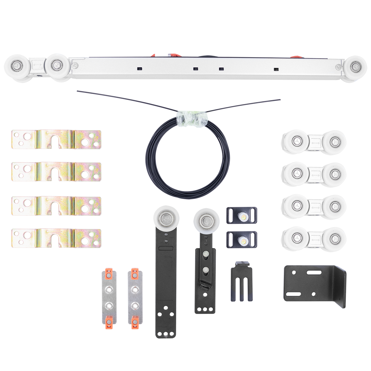 SET-TS 3+1, комплект системы TS для раздвижных дверей на 4 полотна (3 подвижных и 1 стационарное) фото купить Ставрополь