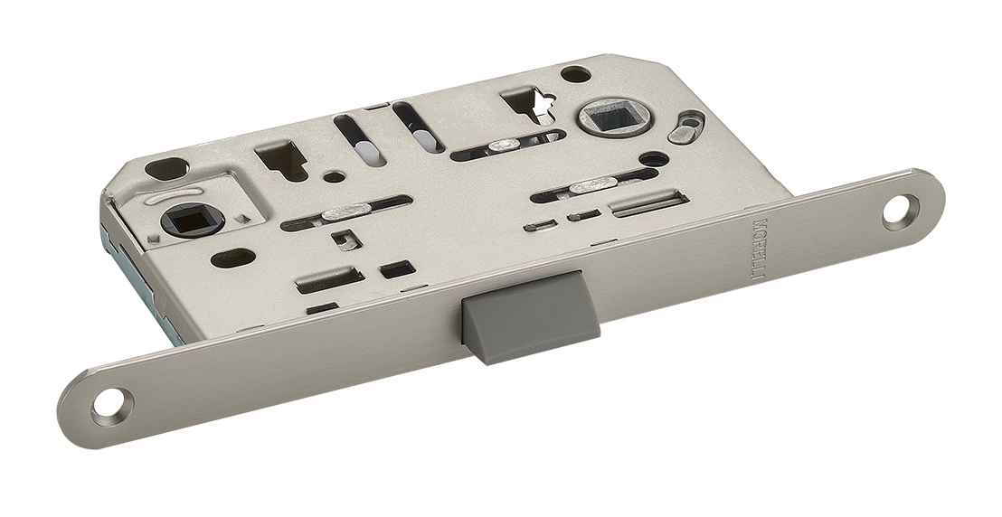 Замок межкомнатный 1895P MSN бесшумный многофункциональный, цвет матовый сатинированный никель фото купить Ставрополь