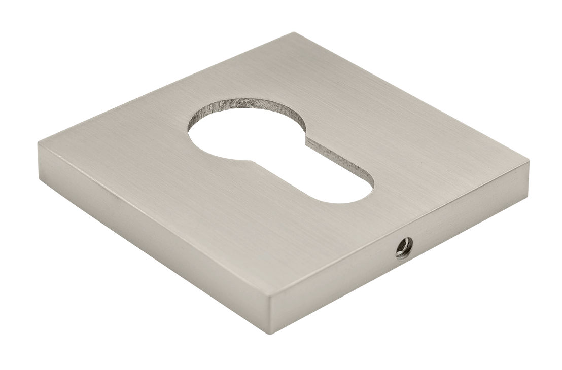 Накладка на замок MH-KH-S6 MSN под евроцилиндр, цвет матовый хром фото купить Ставрополь