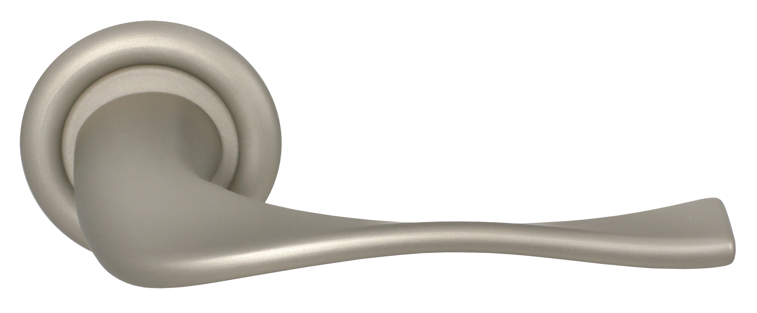 Ручка дверная SKYSCRAPER R7 SMI на круглой розетке, цвет Весенняя дымка/Spring Mist фото купить Ставрополь