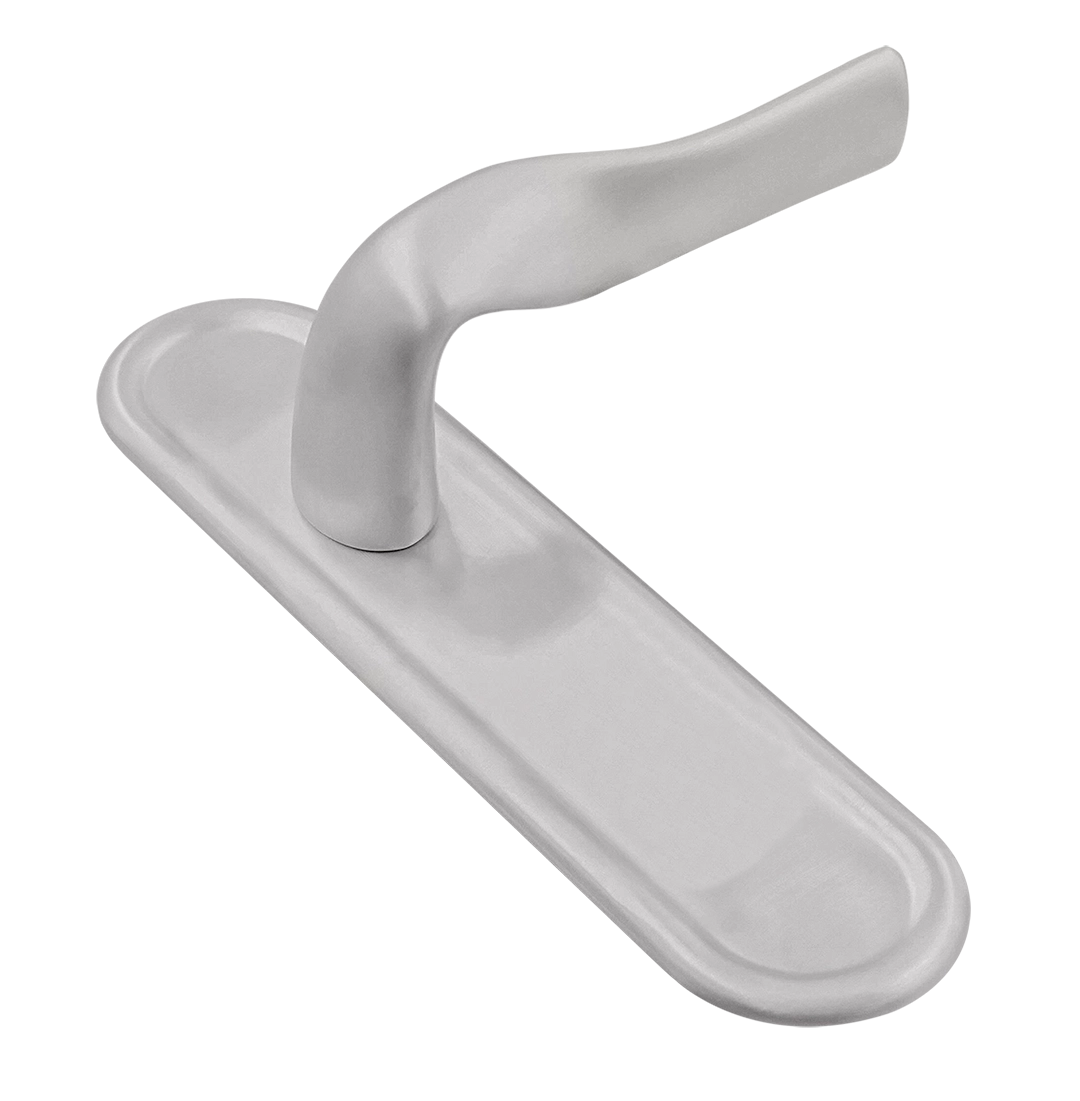 Ручка дверная LVB PLR SSW на планке, цвет Стокгольмский снегопад/Stockholm Snowfall фото купить Ставрополь