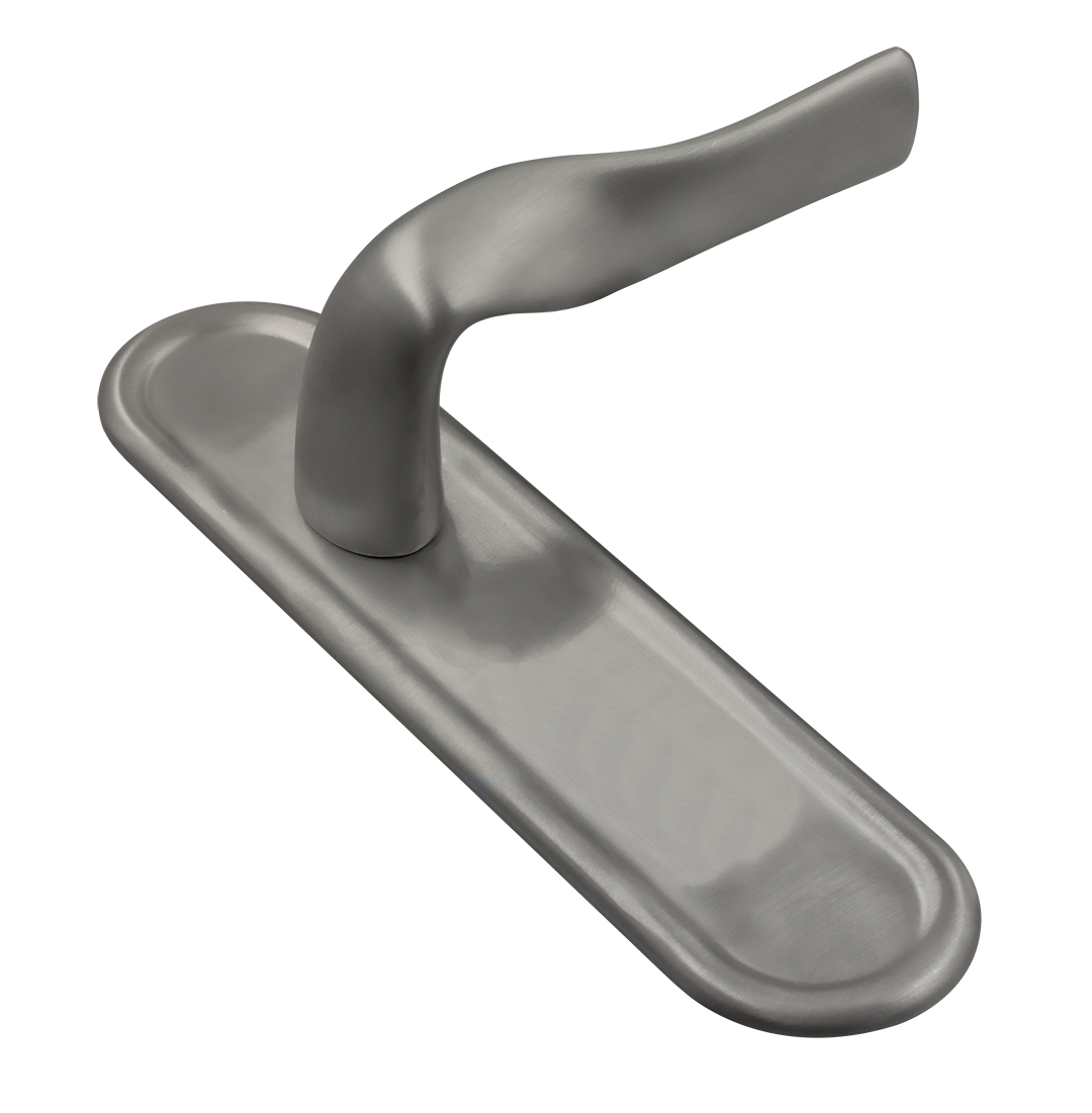 Ручка дверная LVB PLR WF на планке, цвет Зимняя стужа/Winter Frost фото купить Ставрополь