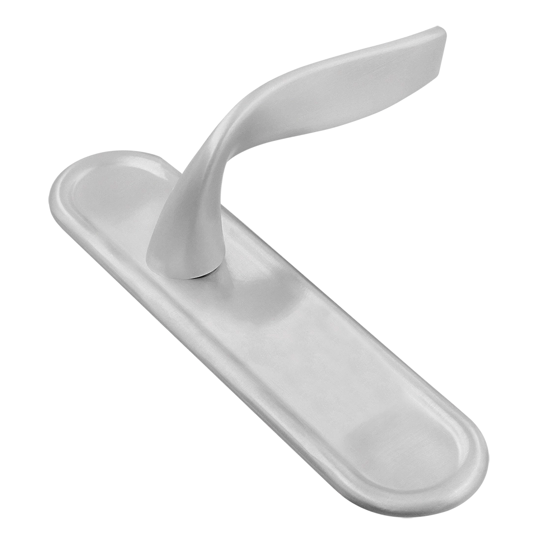 Ручка дверная SKYSCRAPER PLR SSW на планке, цвет Стокгольмский снегопад/Stockholm Snowfall фото купить Ставрополь