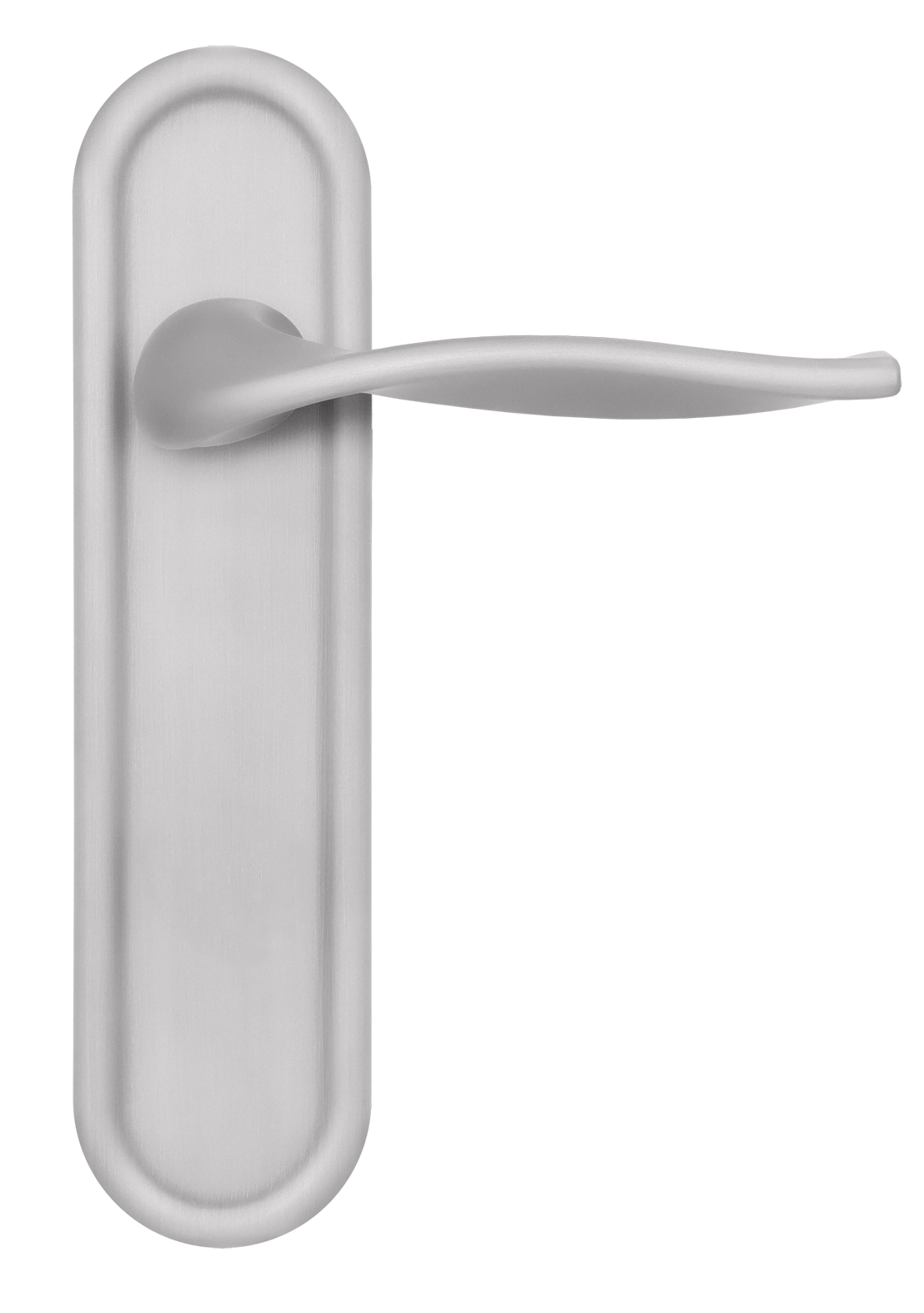 Ручка дверная SKYSCRAPER PLR SSW на планке, цвет Стокгольмский снегопад/Stockholm Snowfall фото купить в Ставрополе