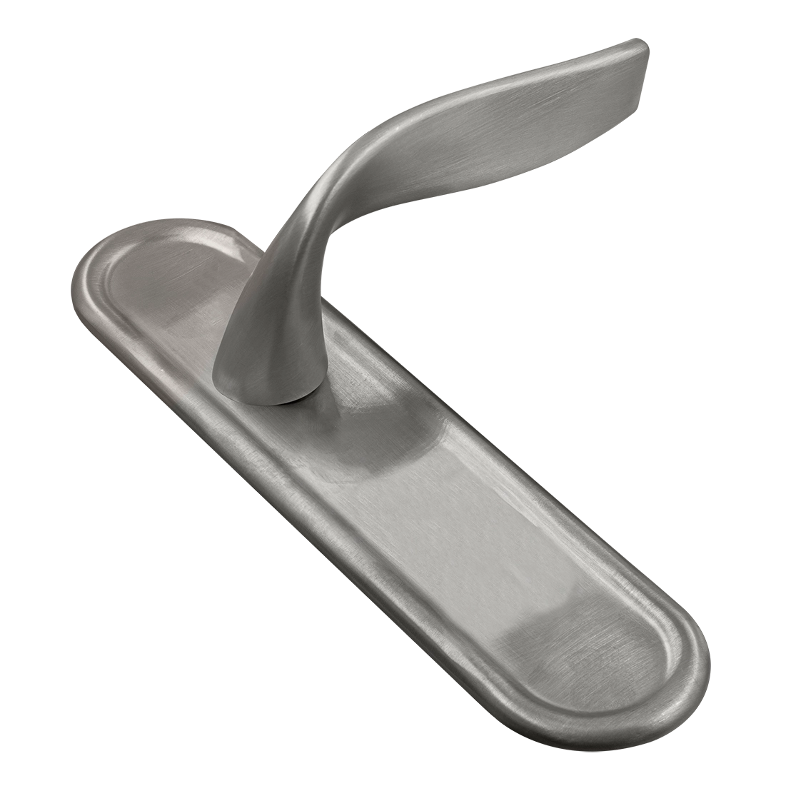 Ручка дверная SKYSCRAPER PLR WF на планке, цвет Зимняя стужа/Winter Frost фото купить Ставрополь