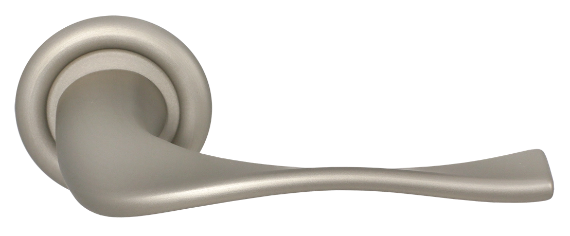 Ручка дверная SKYSCRAPER R7 SMI на круглой розетке, цвет Весенняя дымка/Spring Mist фото купить Ставрополь