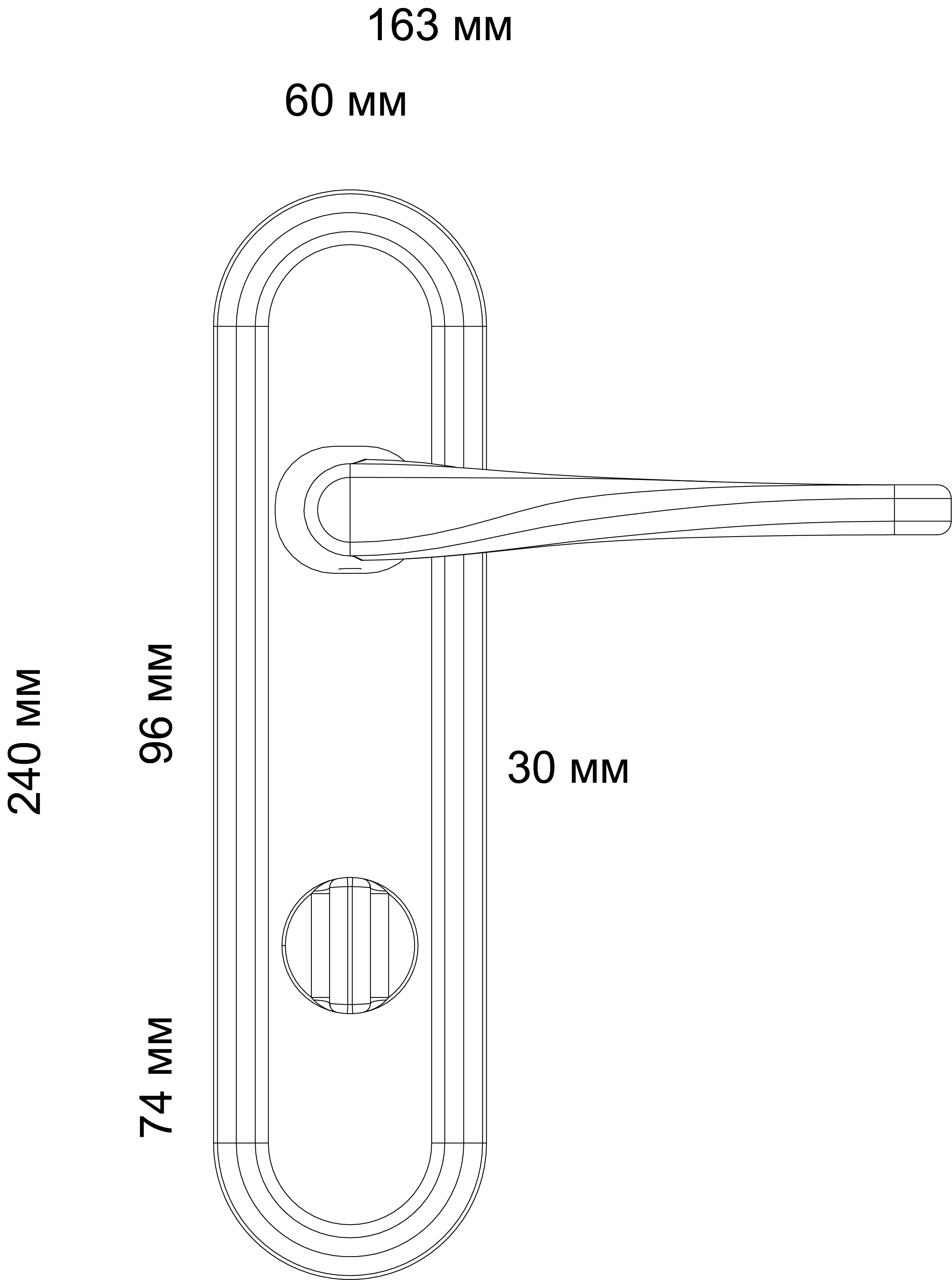 Ручка дверная THE OLYMPICS PLR WF на планке, цвет Зимняя стужа/Winter Frost фото фурнитура Ставрополь