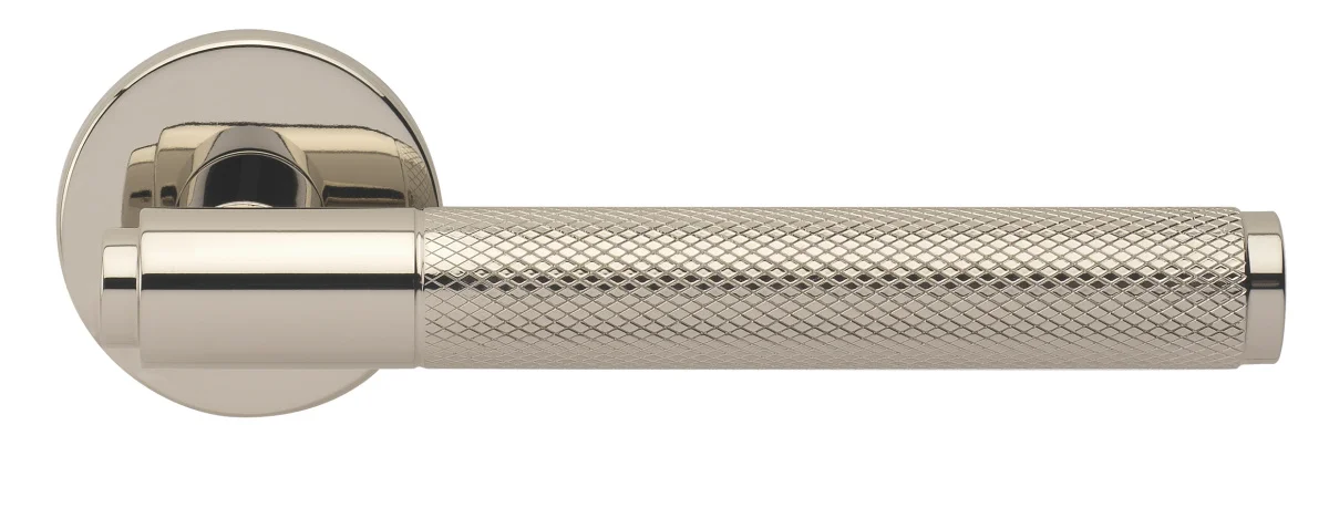 BRIDGE R6 NIS, ручка дверная с усиленной розеткой, цвет -  матовый никель фото купить Ставрополь