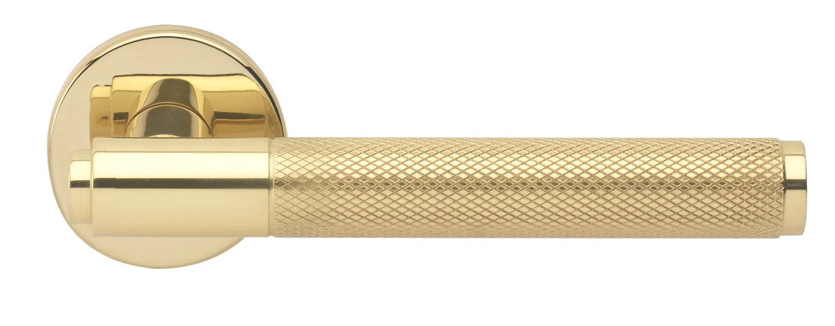 BRIDGE R6 OTL, ручка дверная с усиленной розеткой, цвет -  золото фото купить Ставрополь