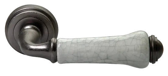 UMBERTO, ручка дверная MH-41-CLASSIC OMS/GR, цвет - старое мат.серебро/серый фото купить Ставрополь