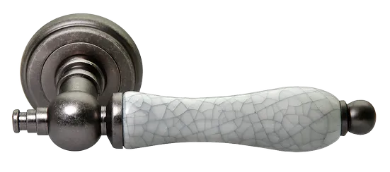 MART, ручка дверная MH-42-CLASSIC OMS/GR, цвет - старое мат.серебро/серый фото купить Ставрополь