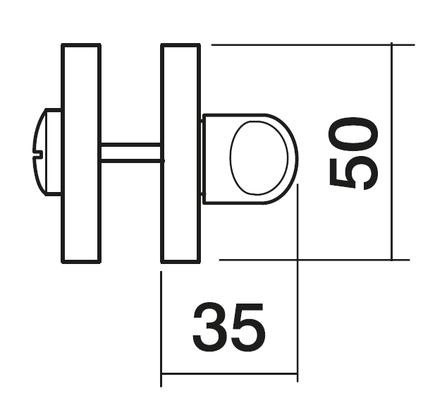 LUX-WC-R3 OBR, завертка сантехническая, цвет - кофе фото купить в Ставрополе