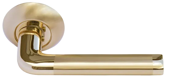 КОЛОННА, ручка дверная MH-03 SG/GP, цвет - мат.золото/золото фото купить Ставрополь