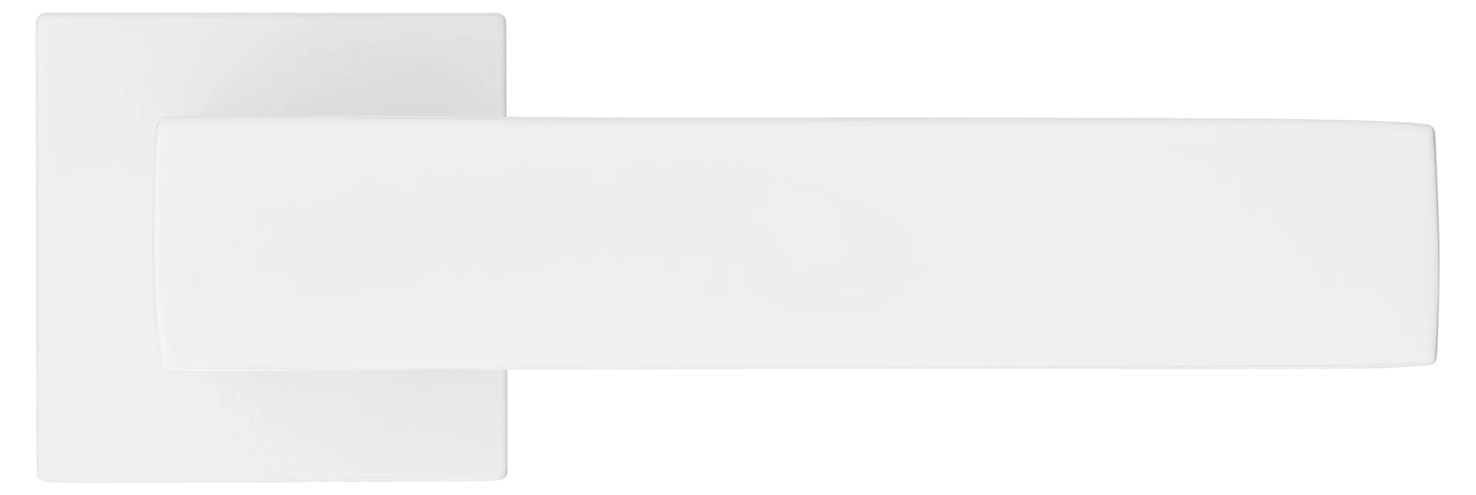 MIRA, ручка дверная на квадратной розетке MH-54-S6 W, цвет - белый фото купить в Ставрополе