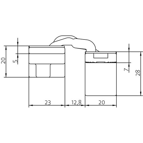 HH-19 B, скрытая петля, цвет - черный фото morelli Ставрополь