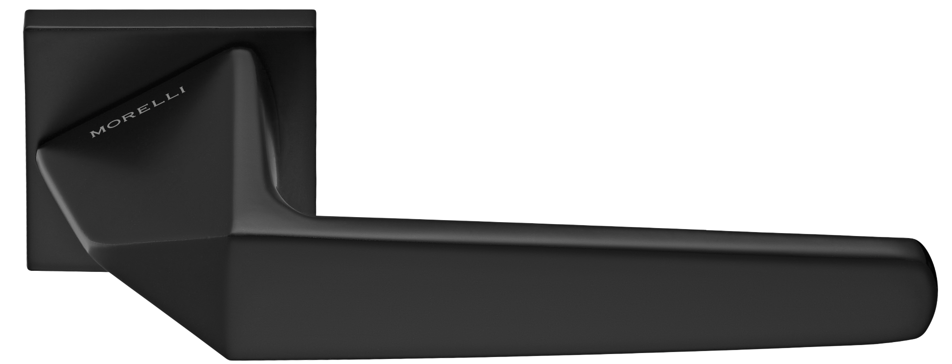SOUK ручка дверная на квадратной розетке 6 мм, MH-55-S6 BL, цвет - черный фото купить Ставрополь