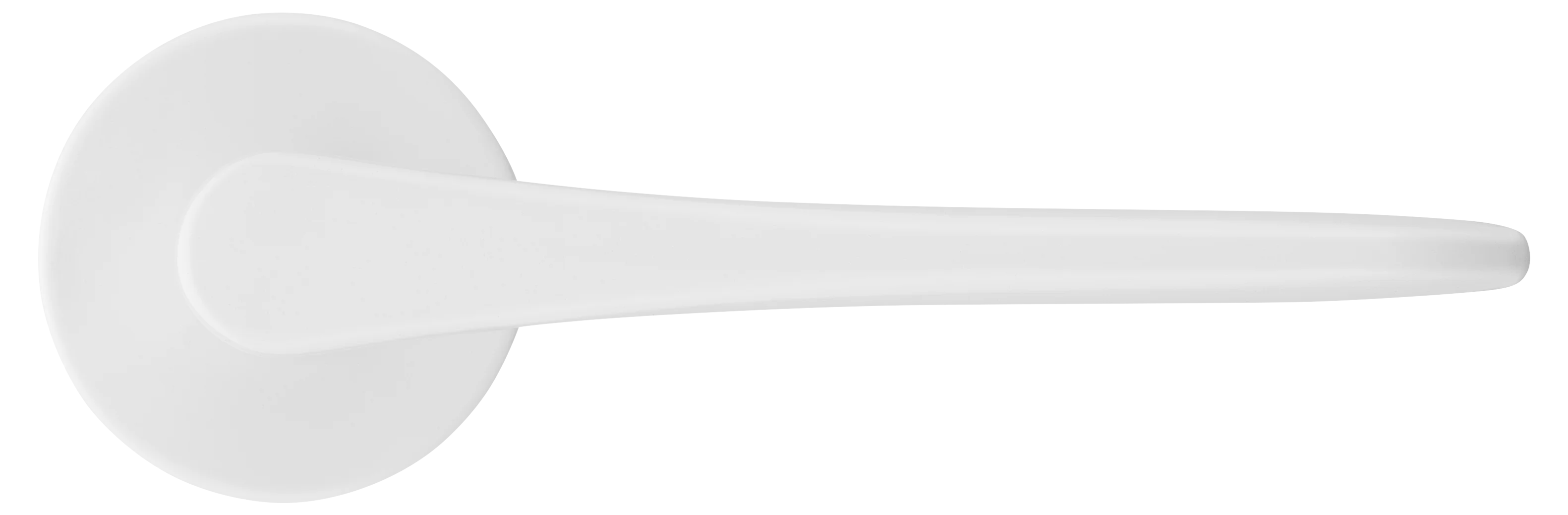 AULA R5 BIA, ручка дверная на розетке 7мм, цвет -  белый фото купить в Ставрополе