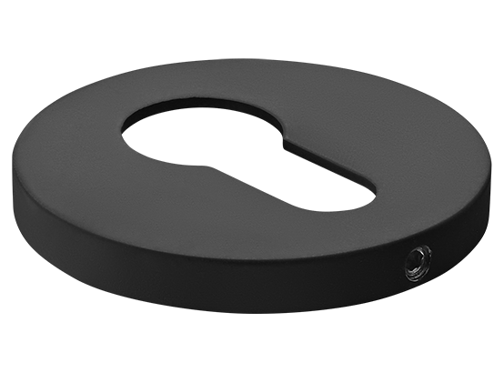 Накладка на ключевой цилиндр, на круглой розетке 6 мм, MH-KH-R6 BL, цвет - чёрный фото купить Ставрополь