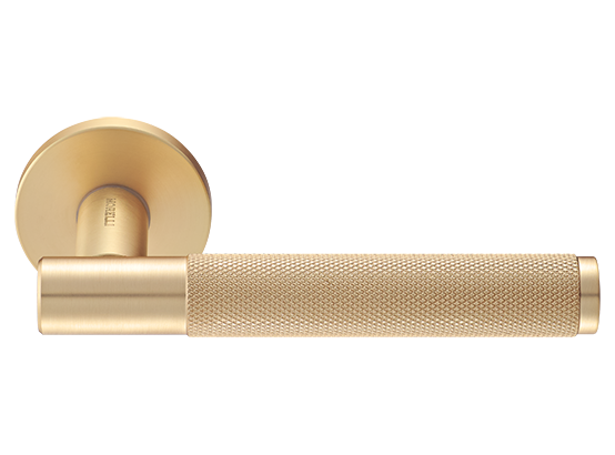 Ручка дверная "AZRIELI" на круглой розетке 6 мм, MH-57-R6T MSG, цвет - мат. сатинированное золото фото купить Ставрополь