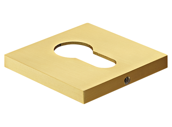Накладка на ключевой цилиндр, на квадратной розетке 6 мм, MH-KH-S6 MSG, цвет - мат. сатинированное золото фото купить Ставрополь