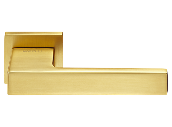 LOT ручка дверная на квадратной розетке 6 мм MH-56-S6 MSG, цвет - мат.сатинированное золото фото купить Ставрополь